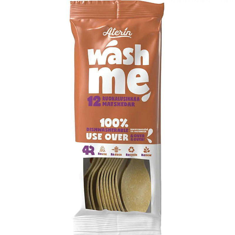 Bestikk skje 12 stk Wash me