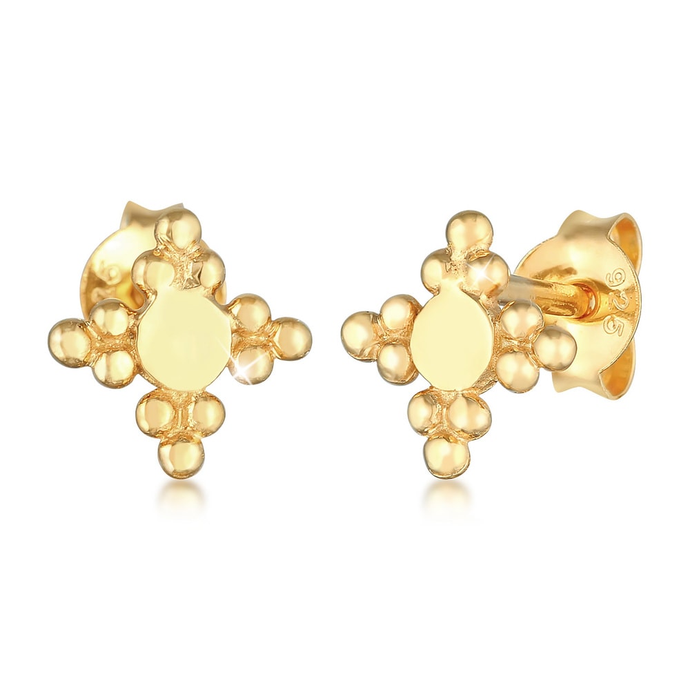 Elli Elli Boucles d'Oreilles Boucles d'oreilles femme étoile boule en argent massif 92 Boucles d'oreilles