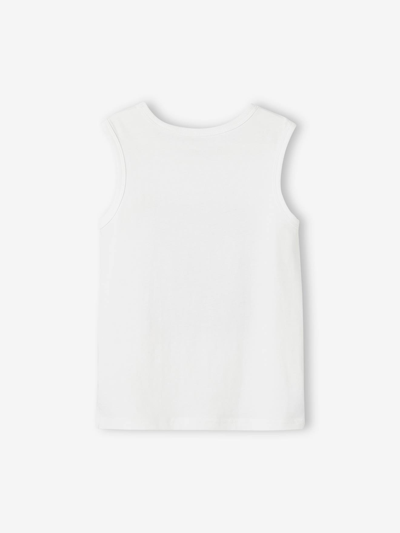 Vertbaudet Jungen Trägershirt mit Fotoprint Oeko-Tex - weiß