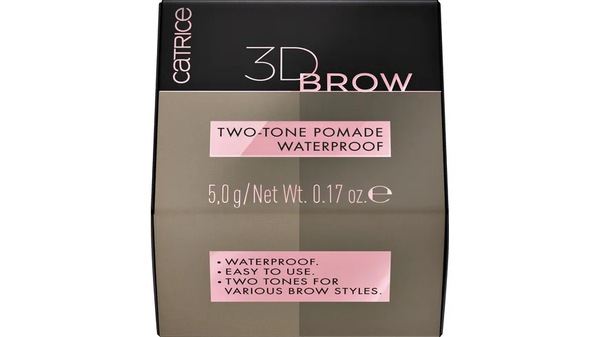 Catrice 3D Brow Two-Tone Pomade Waterproof 5 g 010 - Light To Medium