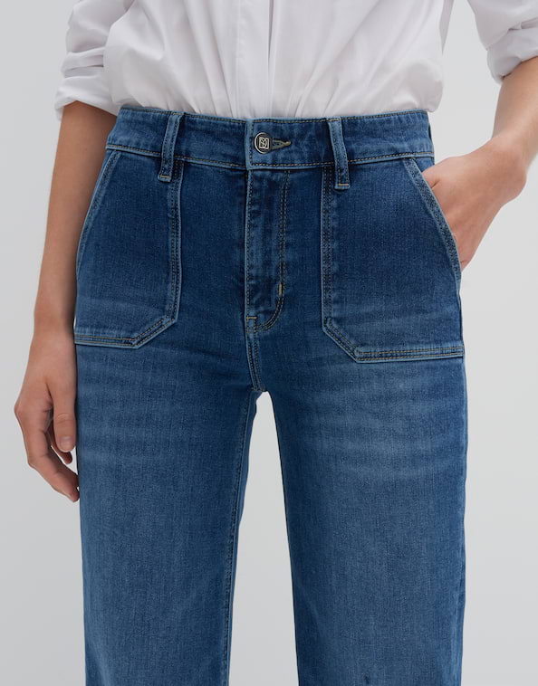 Long Flared Jeans Carie utility