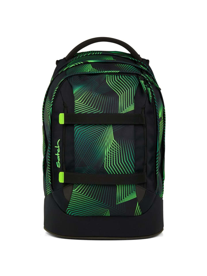 Satch Pack Schulrucksack Seismic Green 2025 in schwarz-grün günstig kaufen onesize