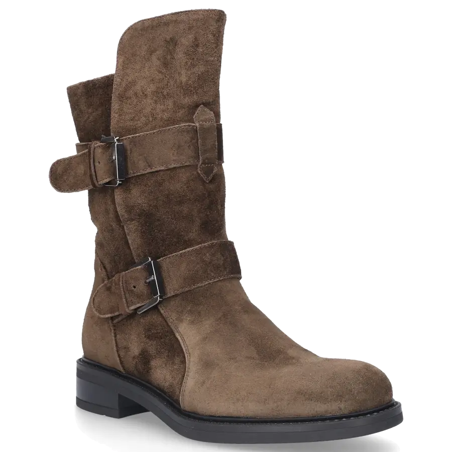 EN AVANT - Stiefeletten 424-00 Veloursleder - braun