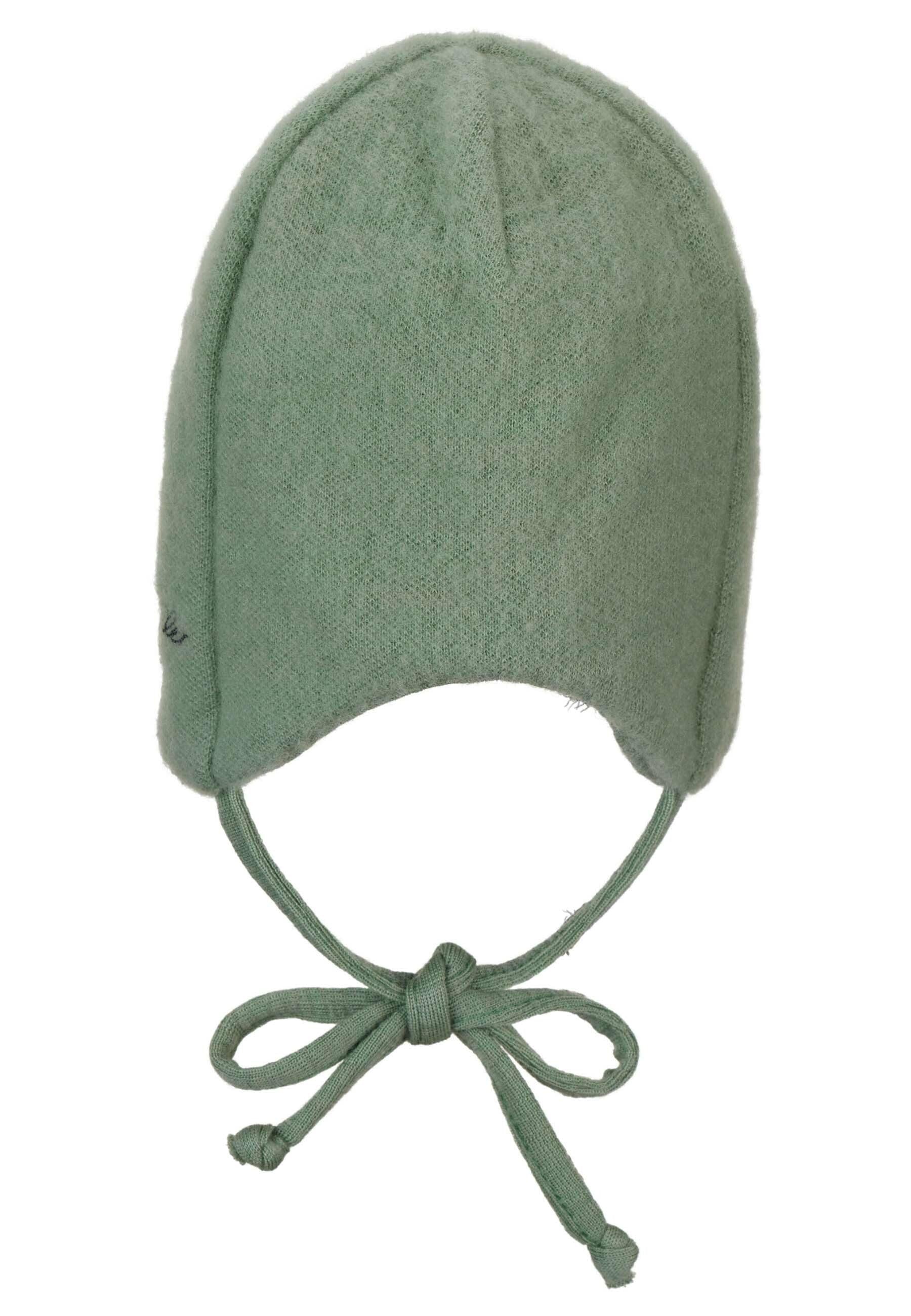 Mütze aus Wolle (Merino) mit Bindeband in 5 Farben