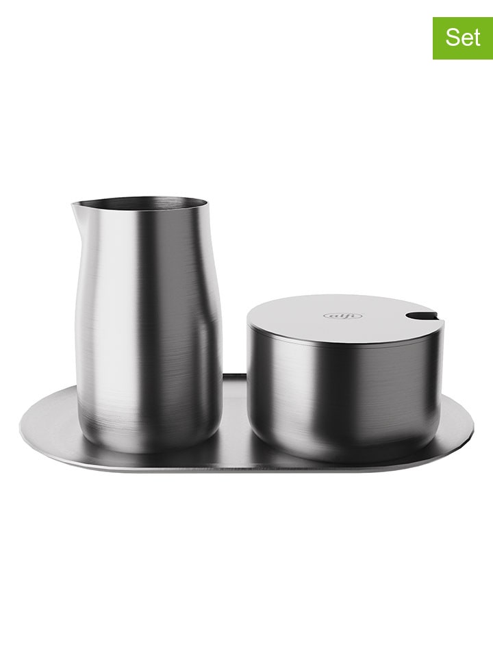 Alfi 3tlg. Milch- und Zucker-Set in Silber günstig kaufen onesize