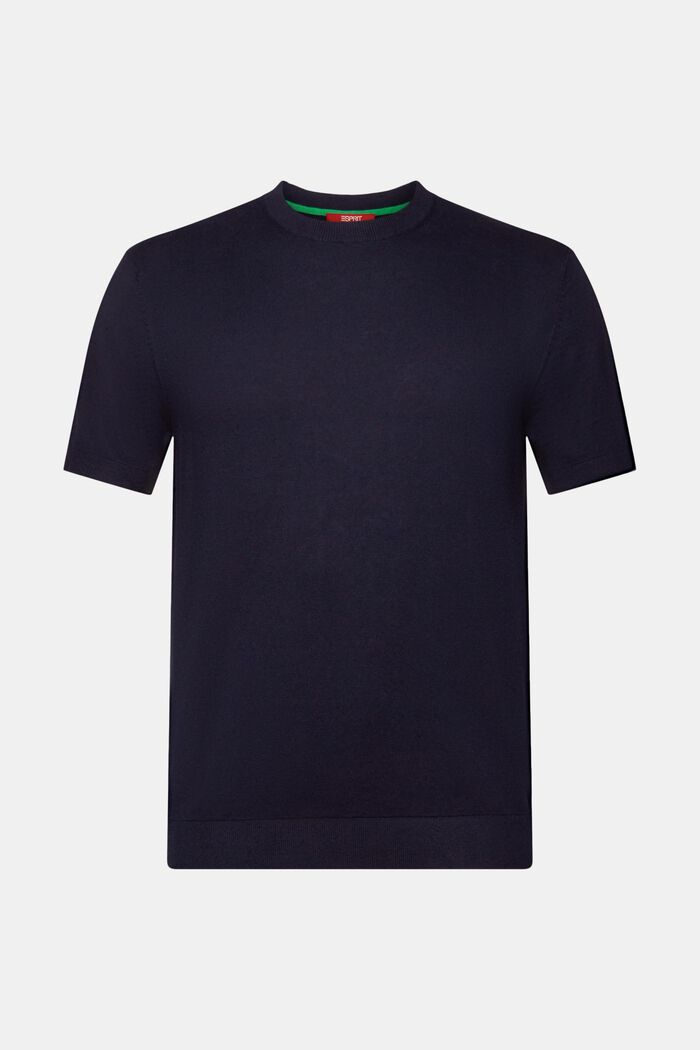 Kurzarm-Pullover mit Kaschmir