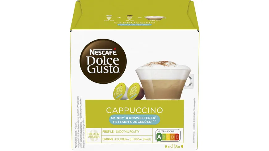 NESCAFE DOLCE GUSTO Cappuccino ungesüßt 161.6 g