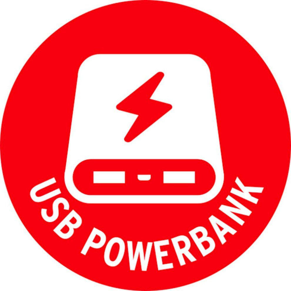 Brennenstuhl LED Arbeitsleuchte CL 4050 MA, Ein-/Ausschalter, USB-Anschluss mit Ladefunktion, mehrere Helligkeitsstufen, LED fest integriert, Tageslichtweiß, mit Neigungswinkel, USB, Powerbank