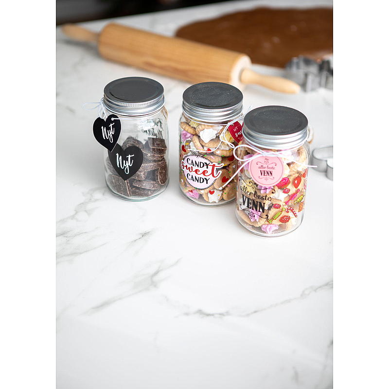 Cuisine Krukke 0,5 l m/lokk og motiv