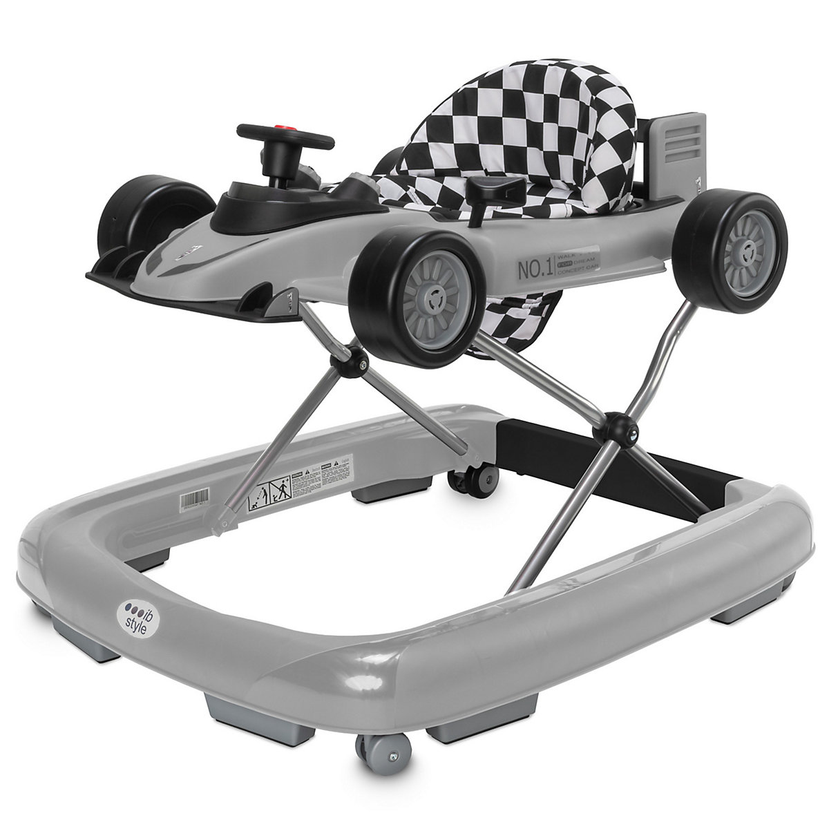 Lauflernwagen Lauflernhilfe Gehfrei 2 in1 mit Sound LITTLE SPEEDSTER 70 x 62 x 40 cm