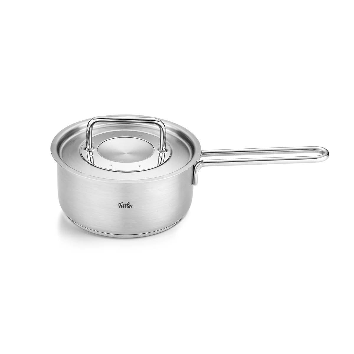 Fissler Pure Collection Stielkasserolle mit Metalldeckel 16cm