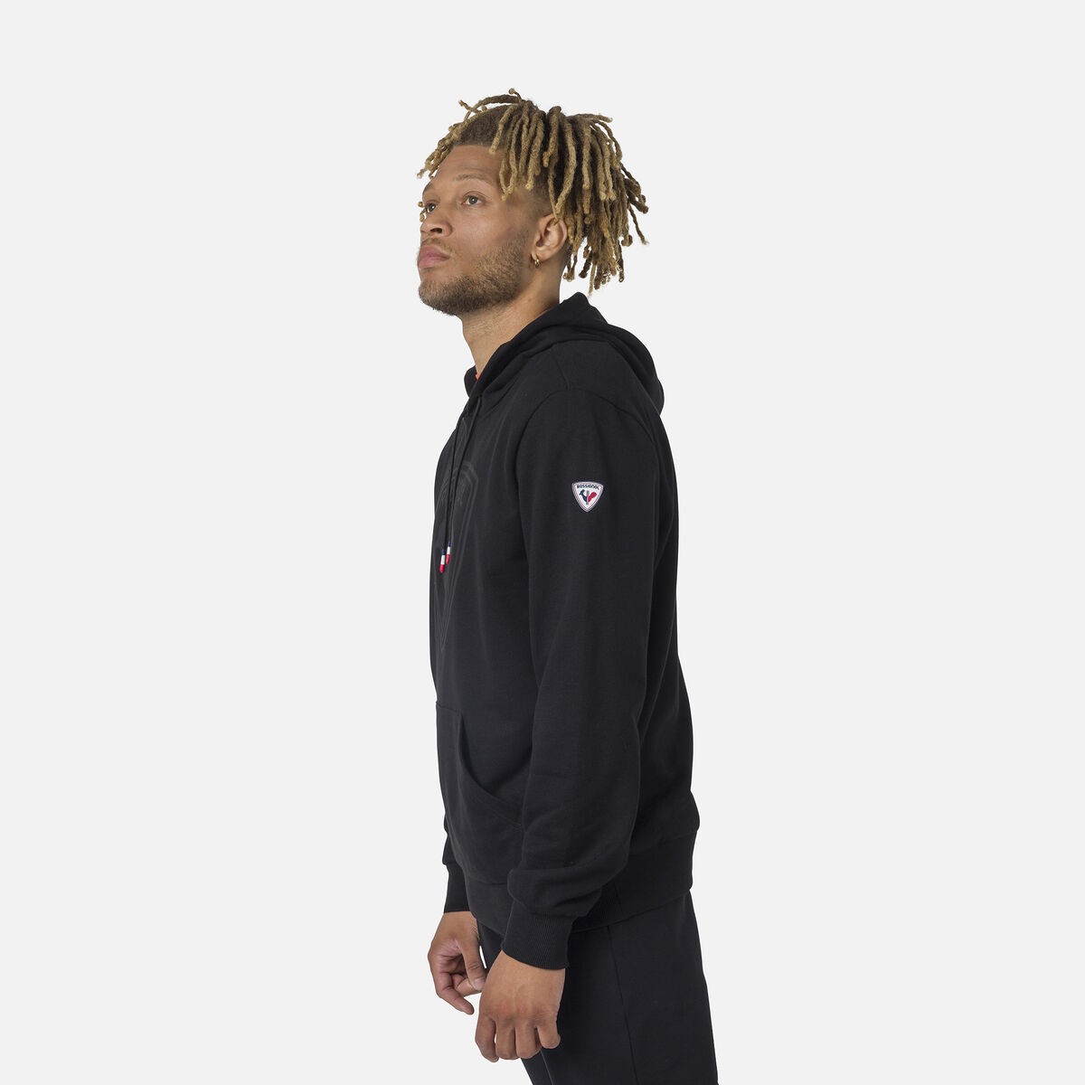 Herrensweatshirt mit Kapuze und Logo