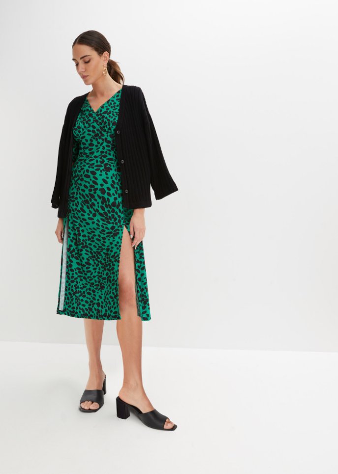 bedrucktes Midikleid