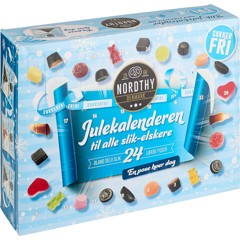 Julekalender sukkerfri 442 g, Nordthy