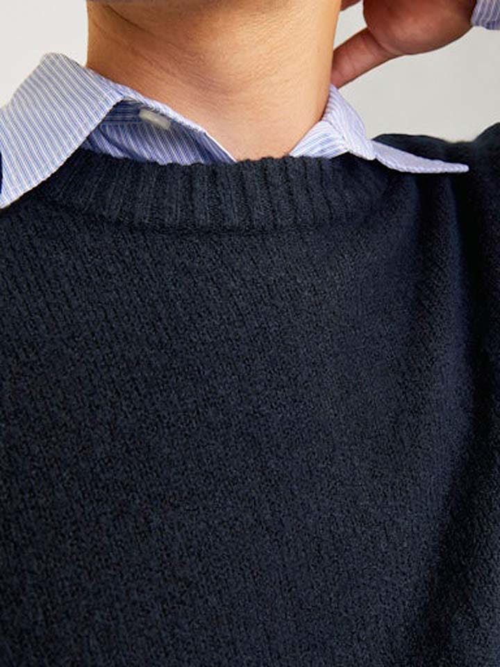 Jack & Jones Pullover in Dunkelblau günstig kaufen