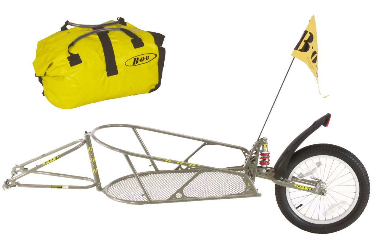 Croozer Bob Ibex Lastenanhu00e4nger mit Tasche, gefedert 28 Zoll