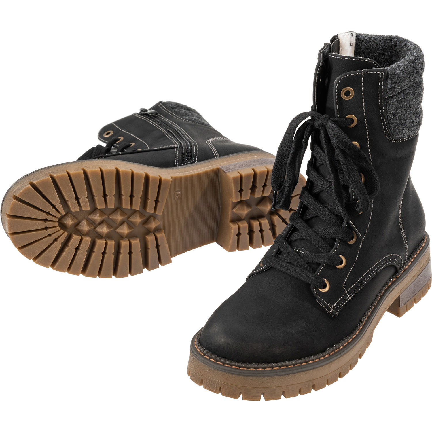 Palado Lipsi, Schnürstiefeletten, Damen, Schwarz