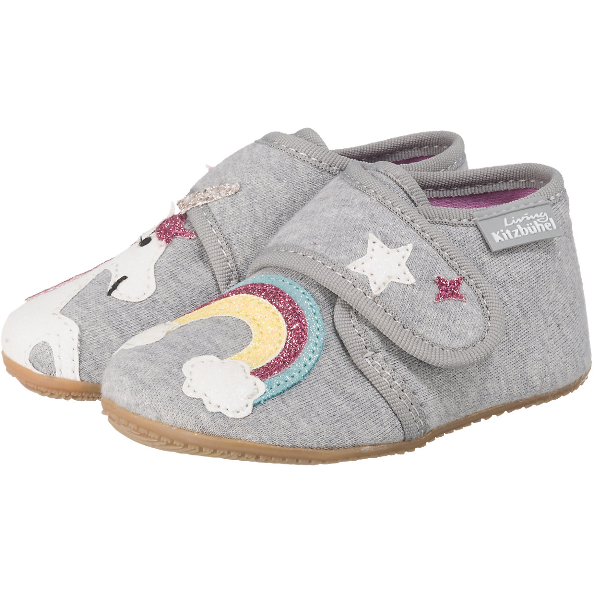 Baby Hausschuhe EINHORN für Mädchen