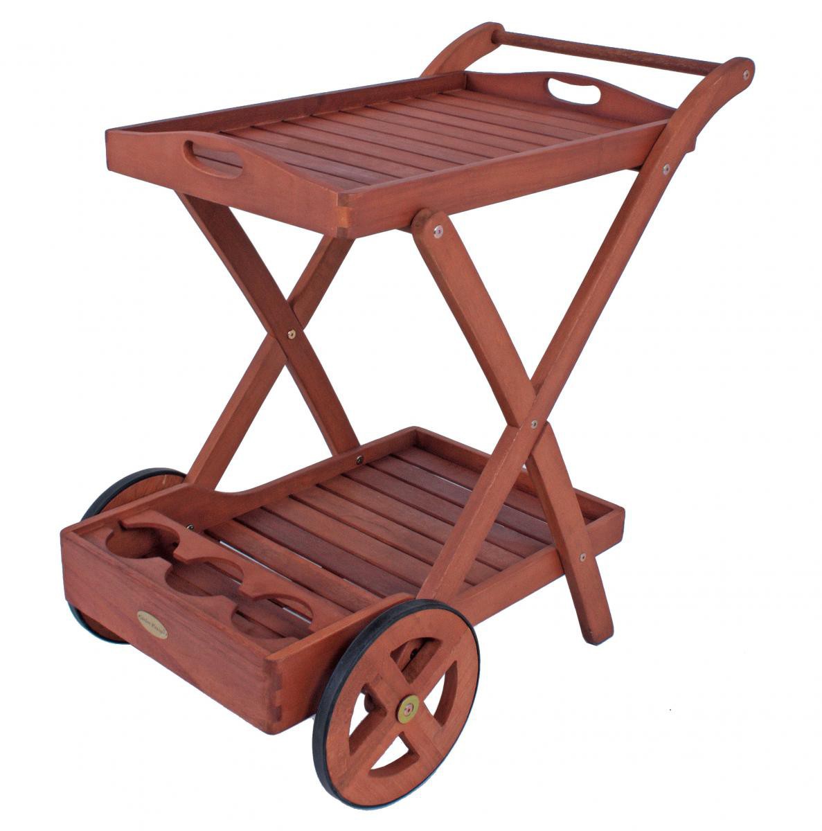 Garden Pleasure Harms Teewagen TOLEDO, mit 2 Etagen geölt