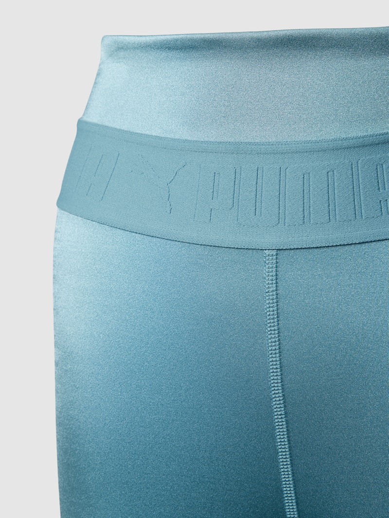 Leggings mit Logo-Print in mint