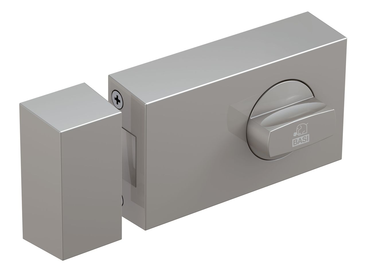 Basi KS500-70 Kastenschloss (käntig) Silber