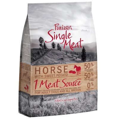 Purizon Single Meat Adult Pferd mit Süßkartoffel und Ringelblumenblüten