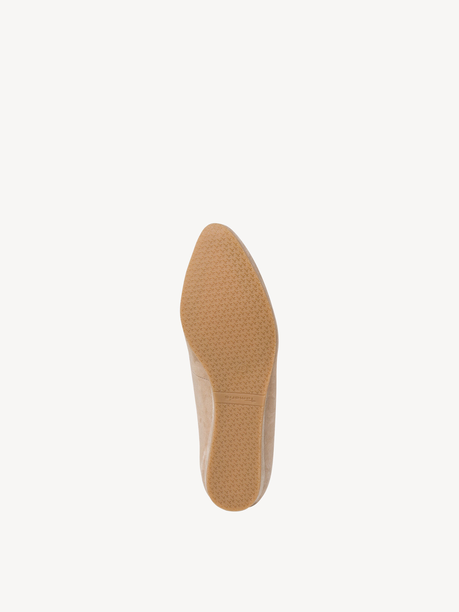 Ballerine en cuir - beige