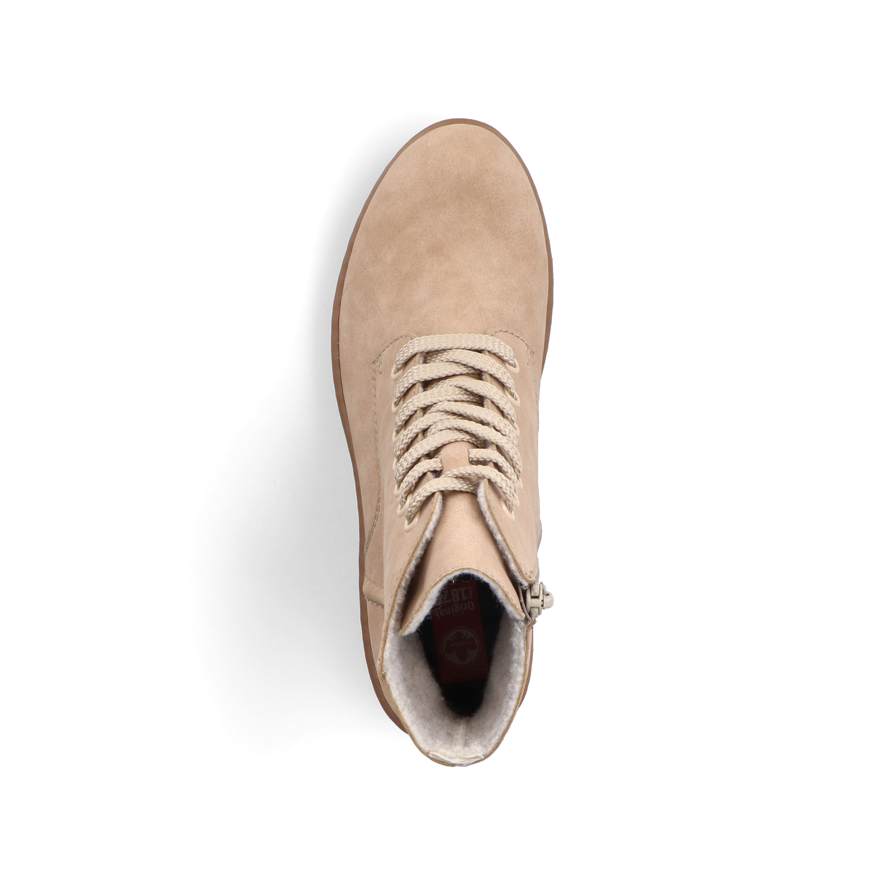 Rieker Damen Schnürstiefel braunbeige