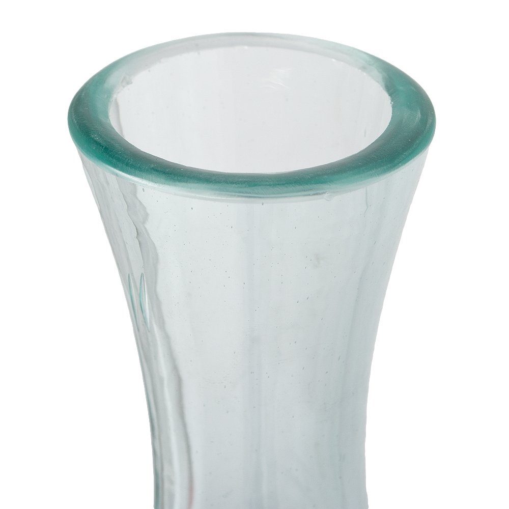 LebensWohnArt Dekovase Teak Blumenvase DROP-B ca. H45cm