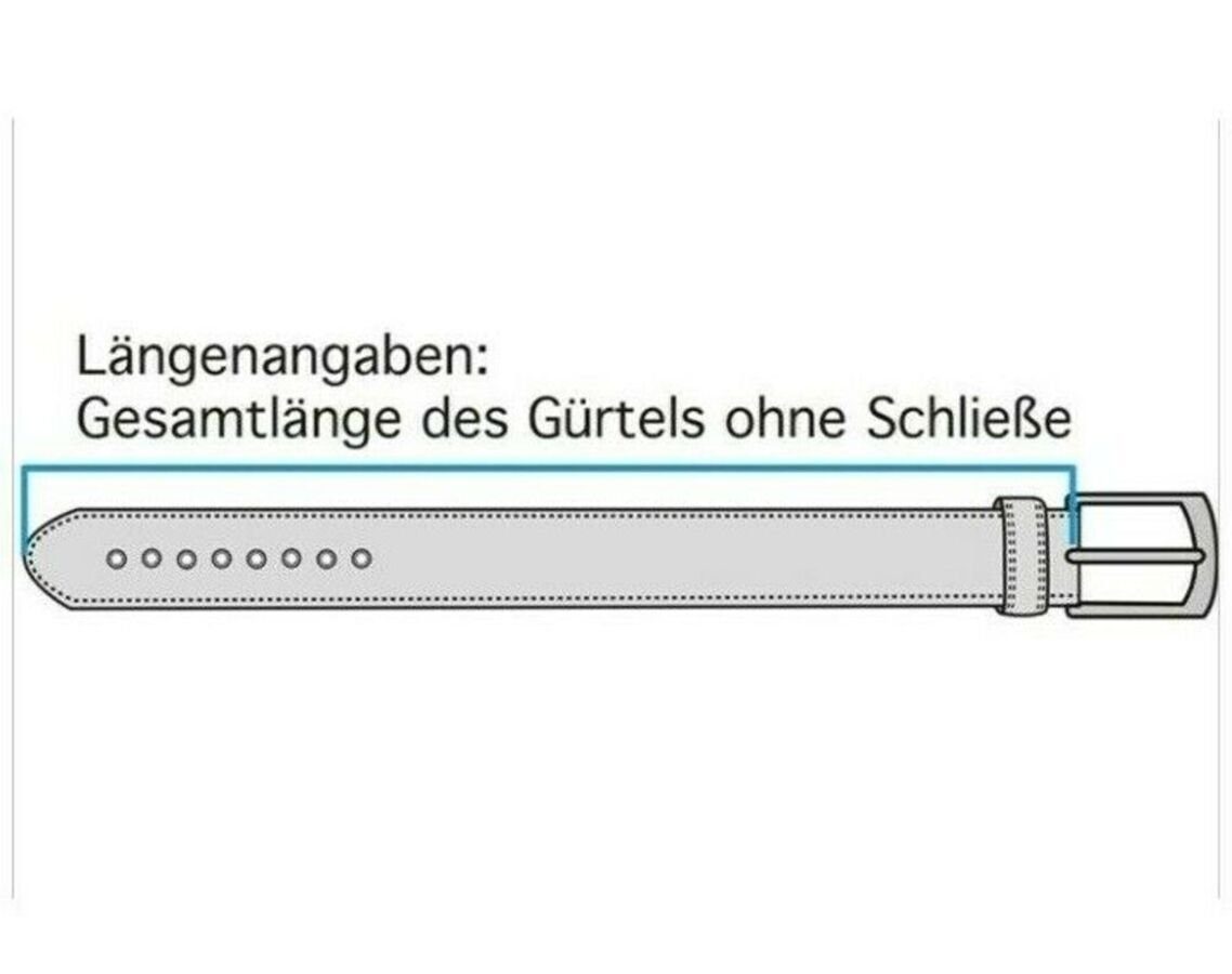 LOFTY Ledergürtel Herren Gürtel Leder, Ledergürtel Jeansgürtel Edles Design, Hochwertige Verarbeitung, Massive Schnalle