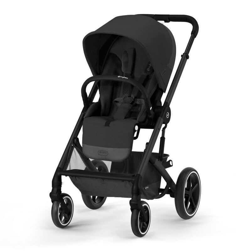 Poussette citadine Balios S lux moon black chassis noir Cybex