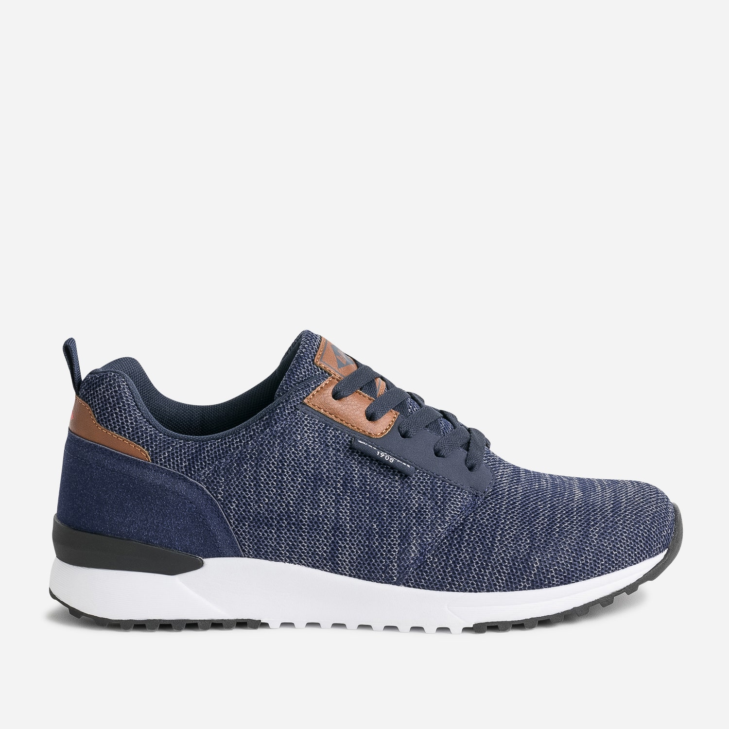 Tennis LEE COOPER marine chiné en mesh