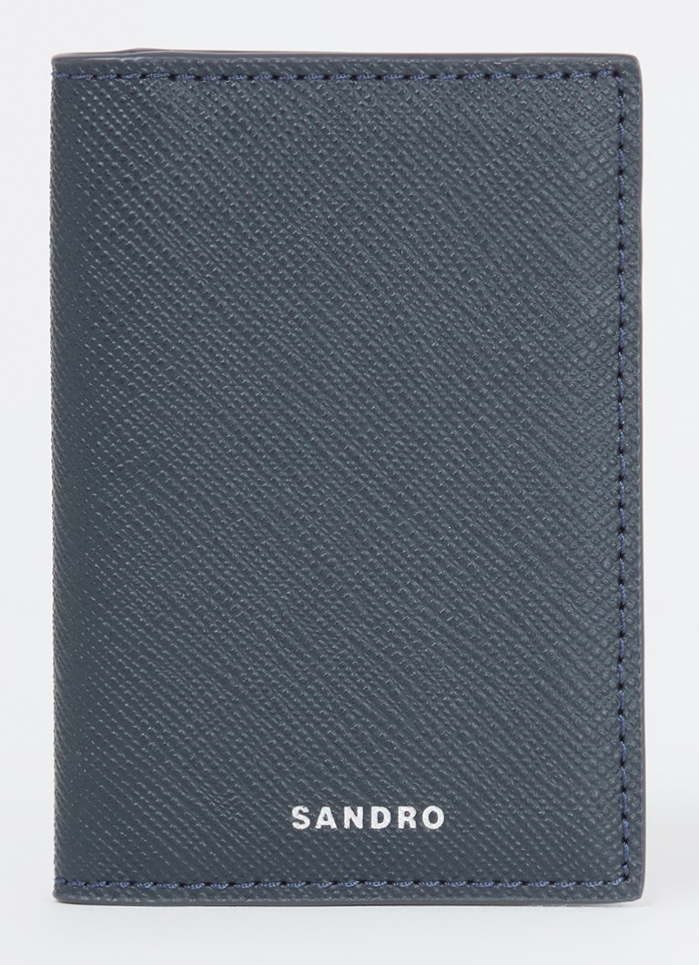Portcard Sandro cu textură și logo