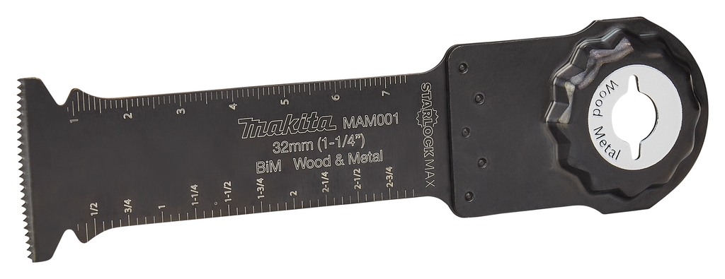 Akcesoria Makita B-66400-5 MAM001 Brzeszczot do piły zanurzeniowej 32x80mm drewno i stal Brzeszczoty do narzędzi wielofunkcyjnych Starlock Max 5 sztuk