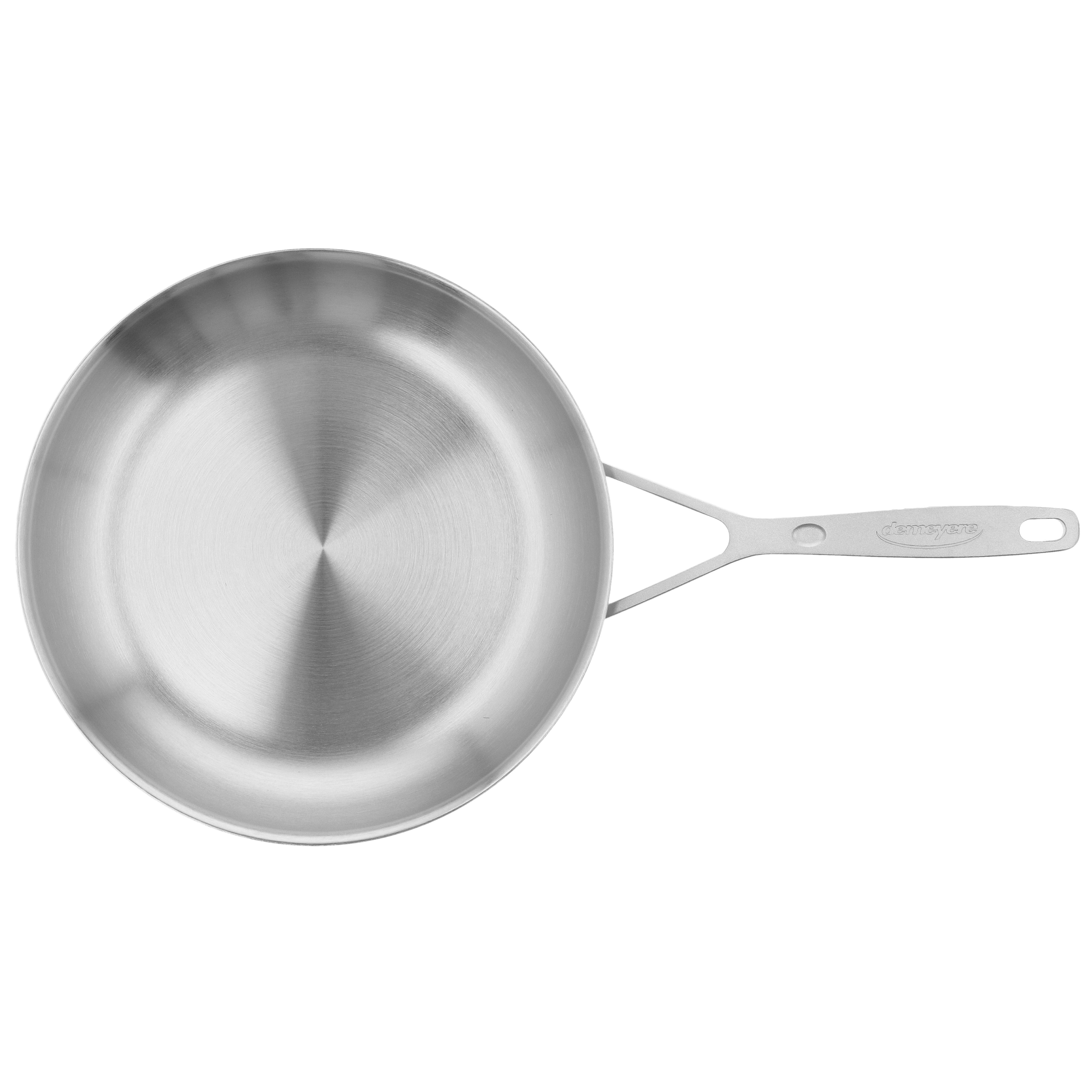 Bratpfanne 28 cm, 18/10 Edelstahl, Silber