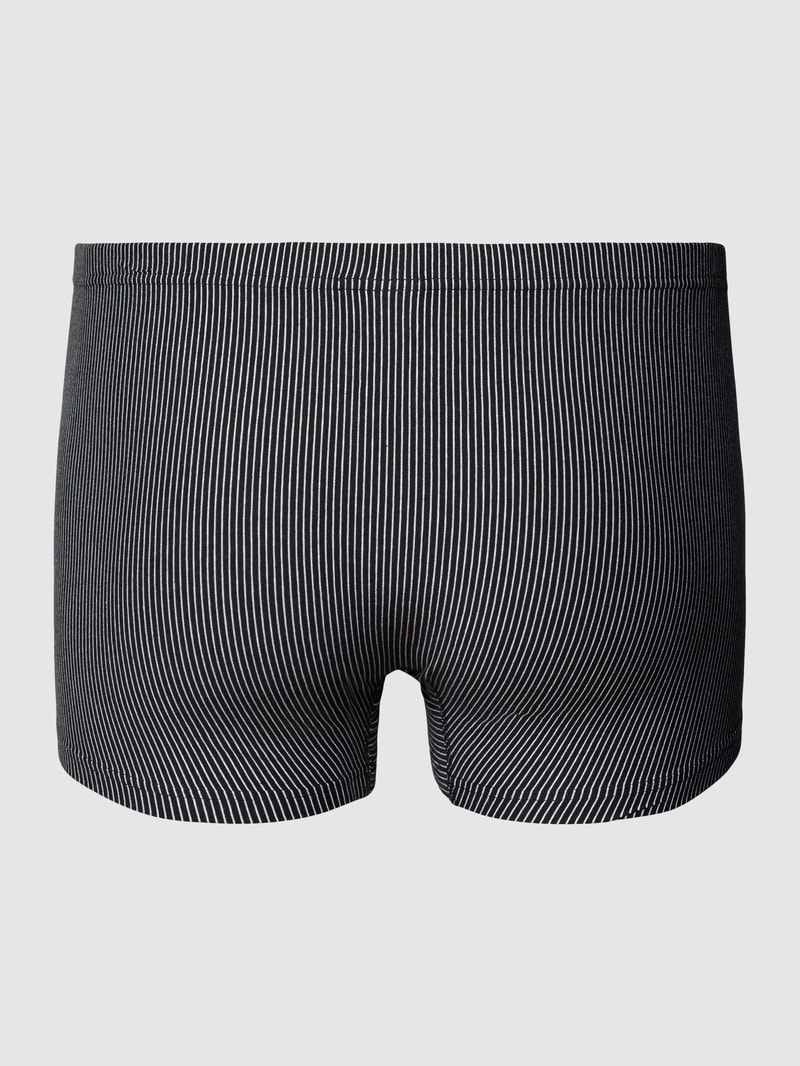 PLUS SIZE Trunks mit Label-Detail im 2er-Pack Modell 'SPIRIT' in schwarz
