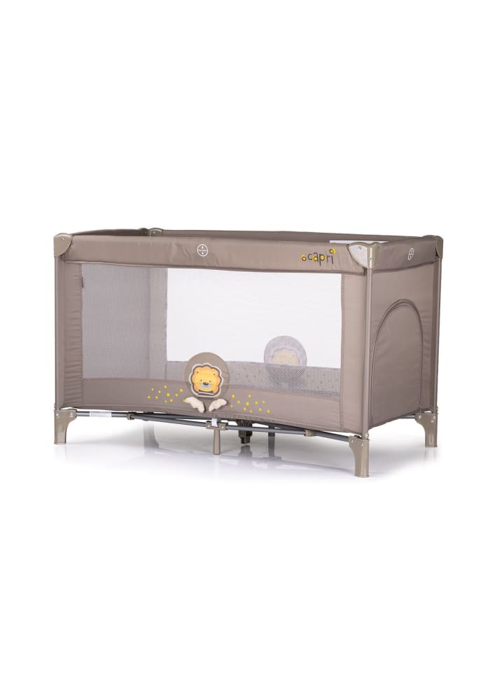 Chipolino Reisebett Capri Tragetasche in braun günstig kaufen 60x120 cm