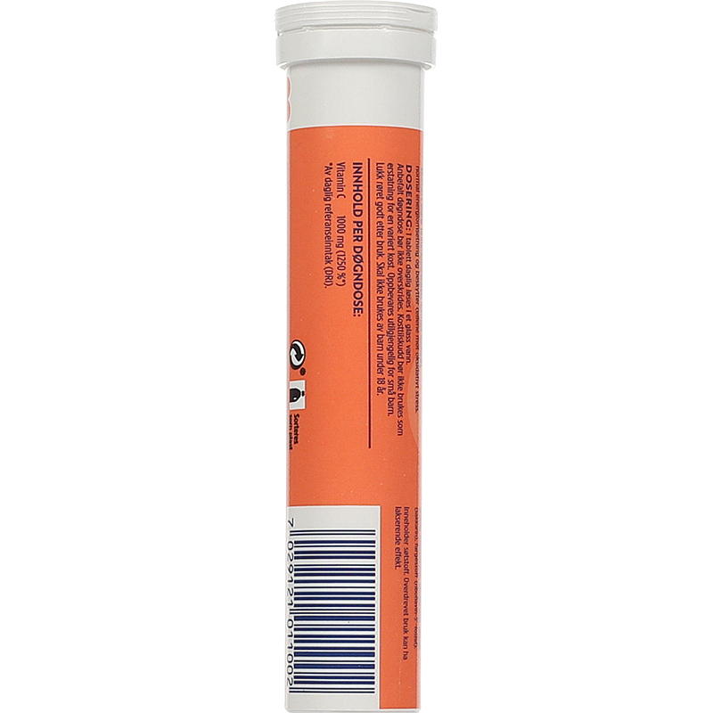 Biopharma C-vitamin 20 stk Appelsin, brusetab., Biopharma