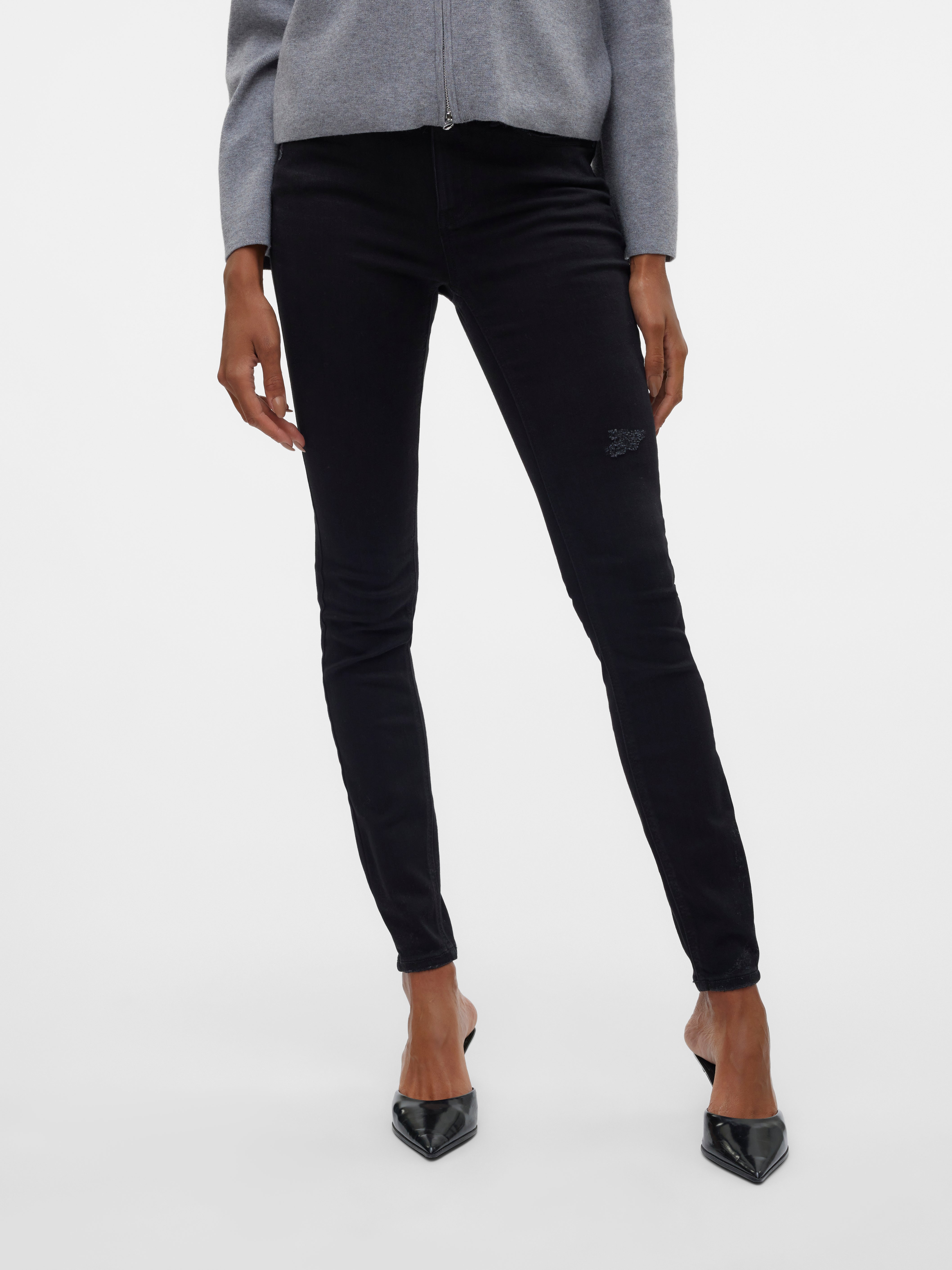 VMFLASH Mid Rise Skinny Fit Jeans