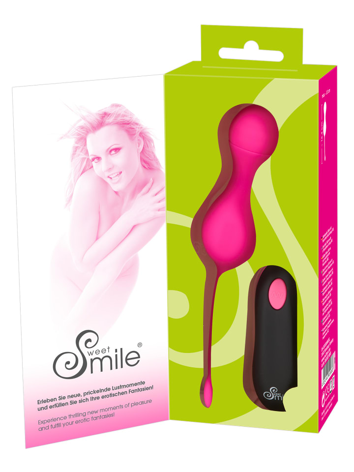 Sweet Smile vibrierende Liebeskugel RC Love Balls in pink günstig kaufen 16,5 cm