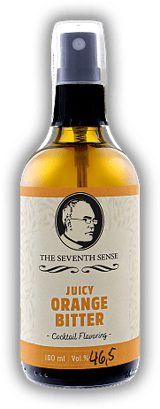 The Seventh Sense Juicy Orange Bitter The Seventh Sense Juicy Orange Bitter Die Juicy Edition von Seventh Sense verleiht jedem Drink die nötige Säure und einen frischen Körper. 0,1	 Liter - Vol 46,5%