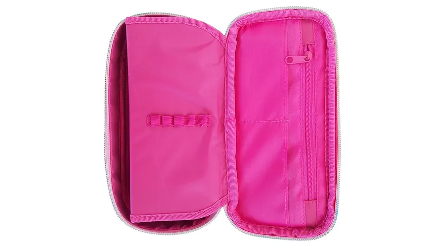 PAPERZONE Schlamperbox rosa mit Glitzer