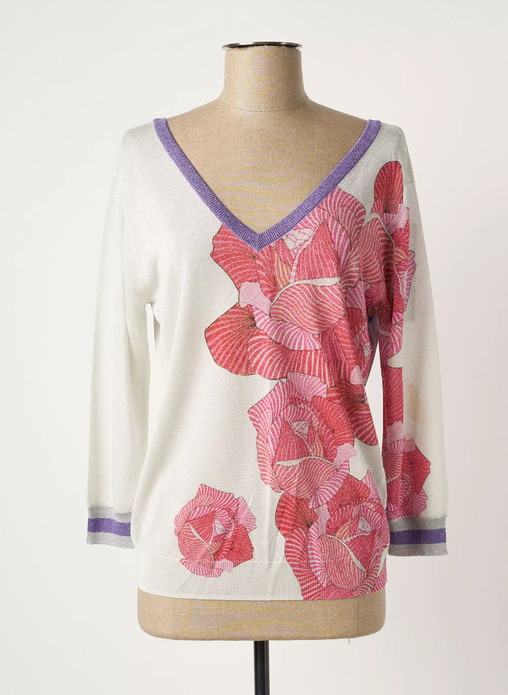 Jei S By Letizia Denaro Tops Femme couleur rose