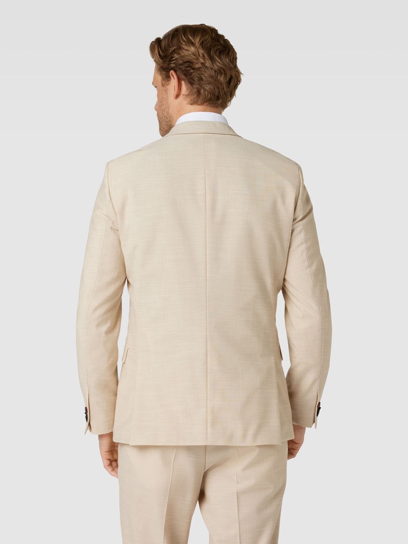 2-Knopf-Sakko mit Allover-Muster Modell 'Arti' in beige