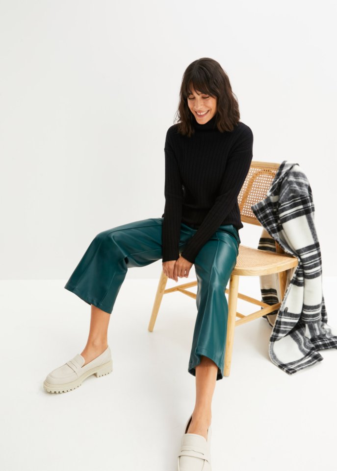 Lederimitat-Culotte