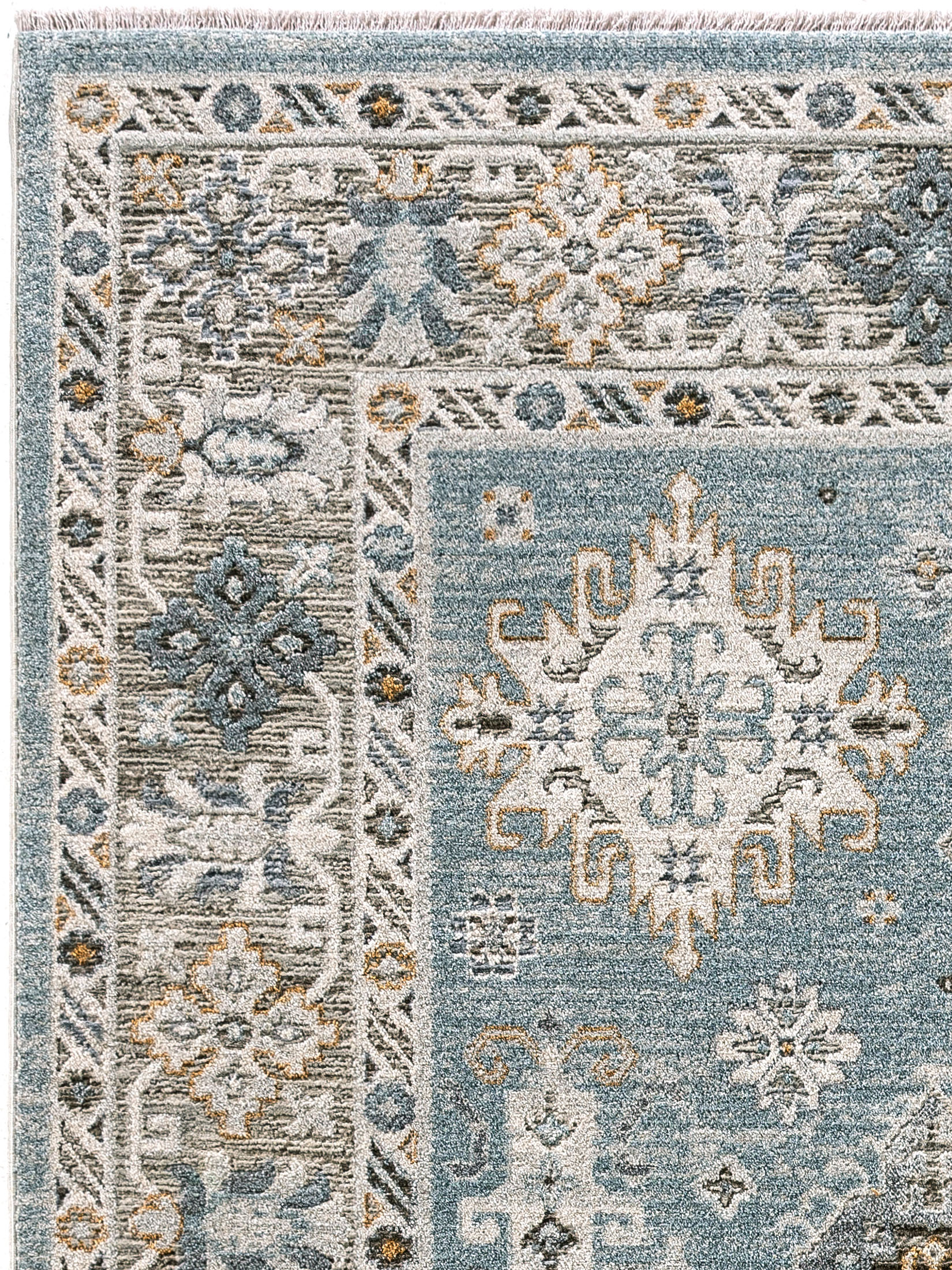 Amarat Vintage-Teppich, Azur