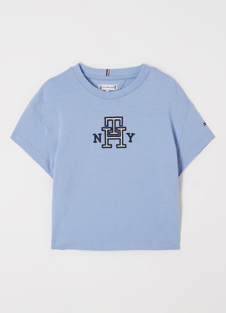 Tricou Tommy Hilfiger cu logo brodat