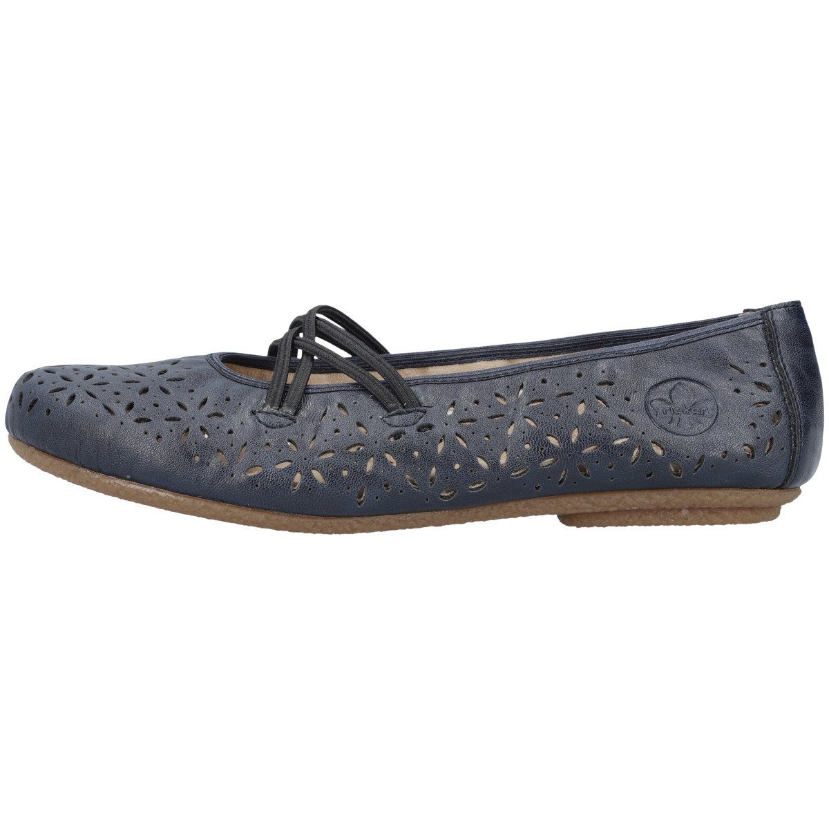 Rieker 41481 Damen Ballerina Cut-Outs