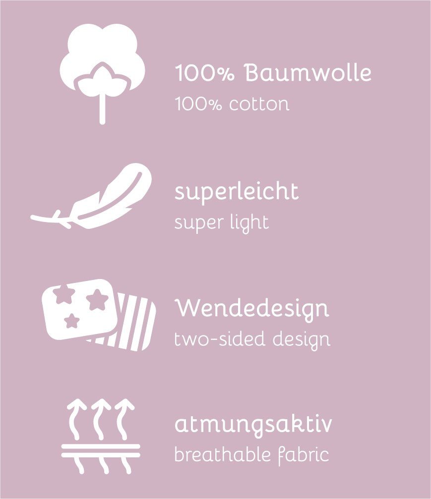 Babybettwäsche Wendebettwäsche kleine Baustelle 2tlg. 100% Baumwolle 100x135 + 40x60, Häßler Homefashion, Baumwolle, 2 teilig