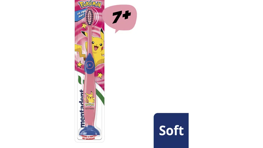 mentadent Zahnbürste Pokemon 7+ Ultra Soft